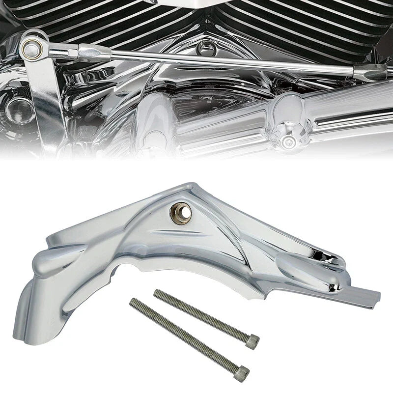 Chrome Cylinder Base Side Cover Fit For Harley Touring Street Road Glide 2007-16
