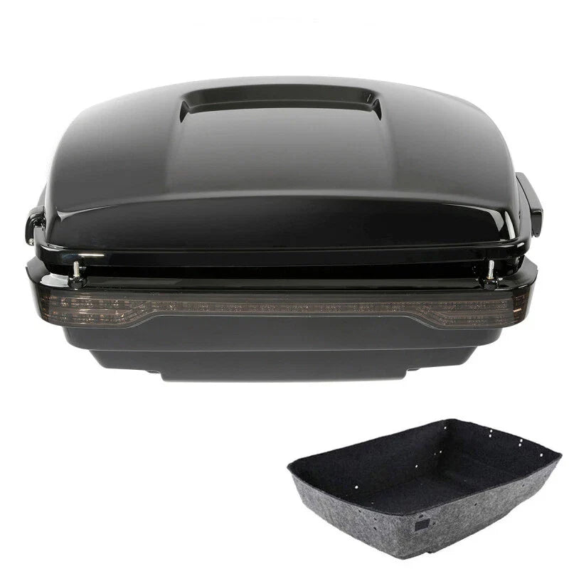 King Trunk LED Tail Light Fit For Harley Touring Cvo Street Road Glide 2014-2026
