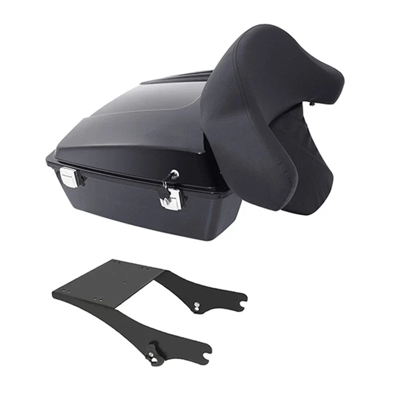 Chopped Trunk Backrest Mounting Rack Fit For Harley Touring Road King 1997-2008