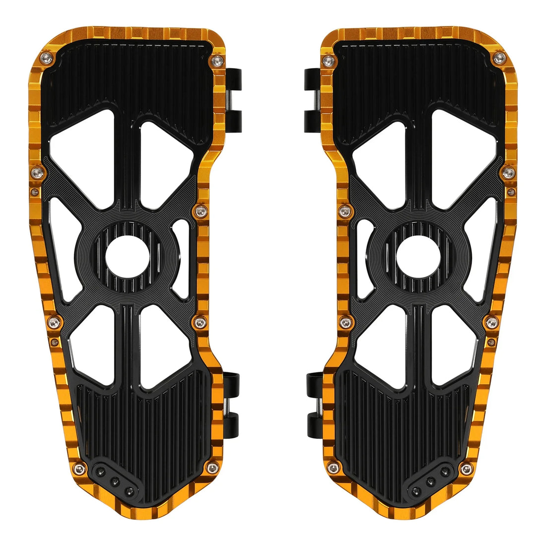 Driver Footboard Floorboard Fit For Harley Electra Road Glide 2009-23 Black Gold
