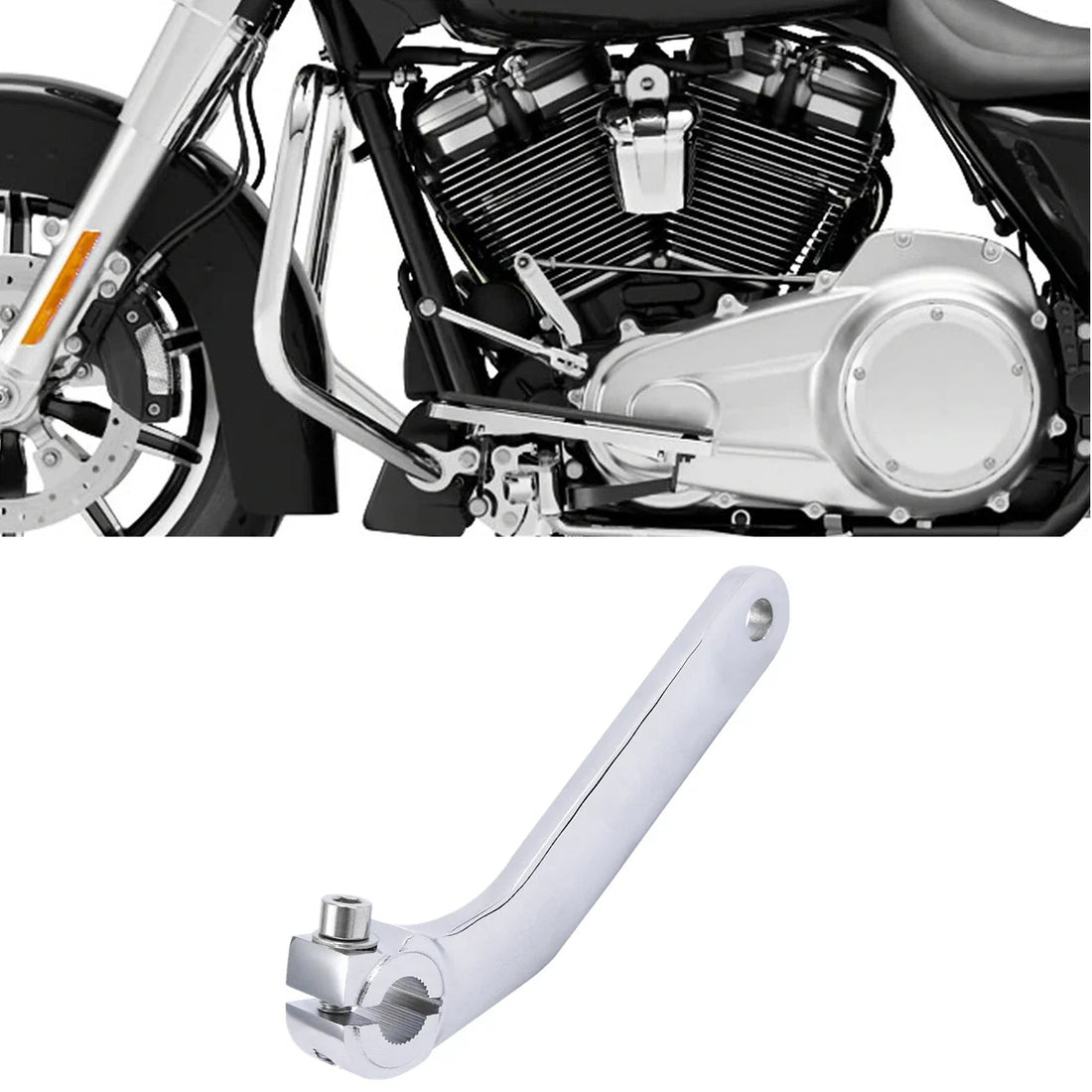 Chrome Gear Shift Lever Fit For Harley Touring Street Glide Flhx 17-25