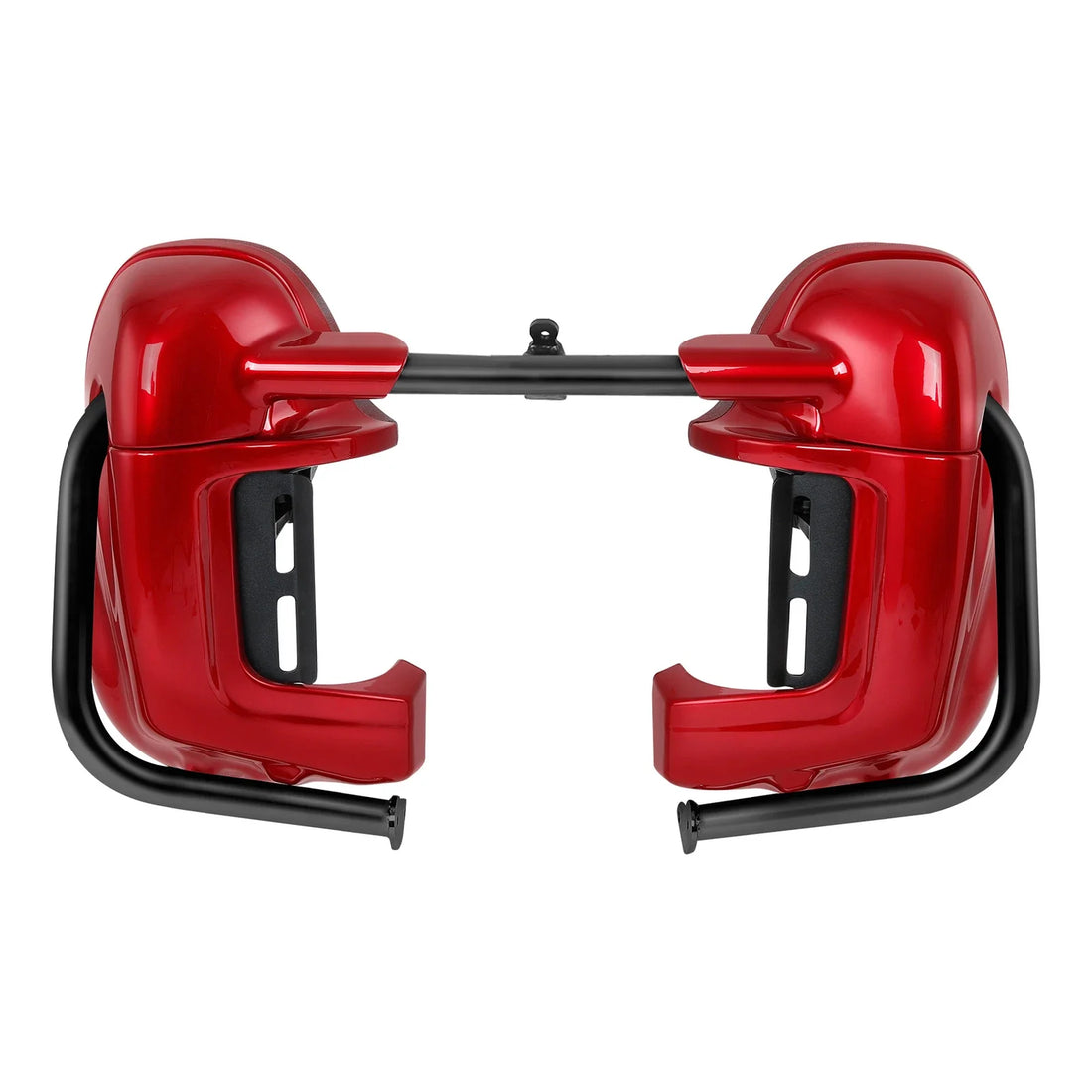 Red Lower Vented Fairings Highway Engine Guard Bar Fit For Harley Touring 09-13