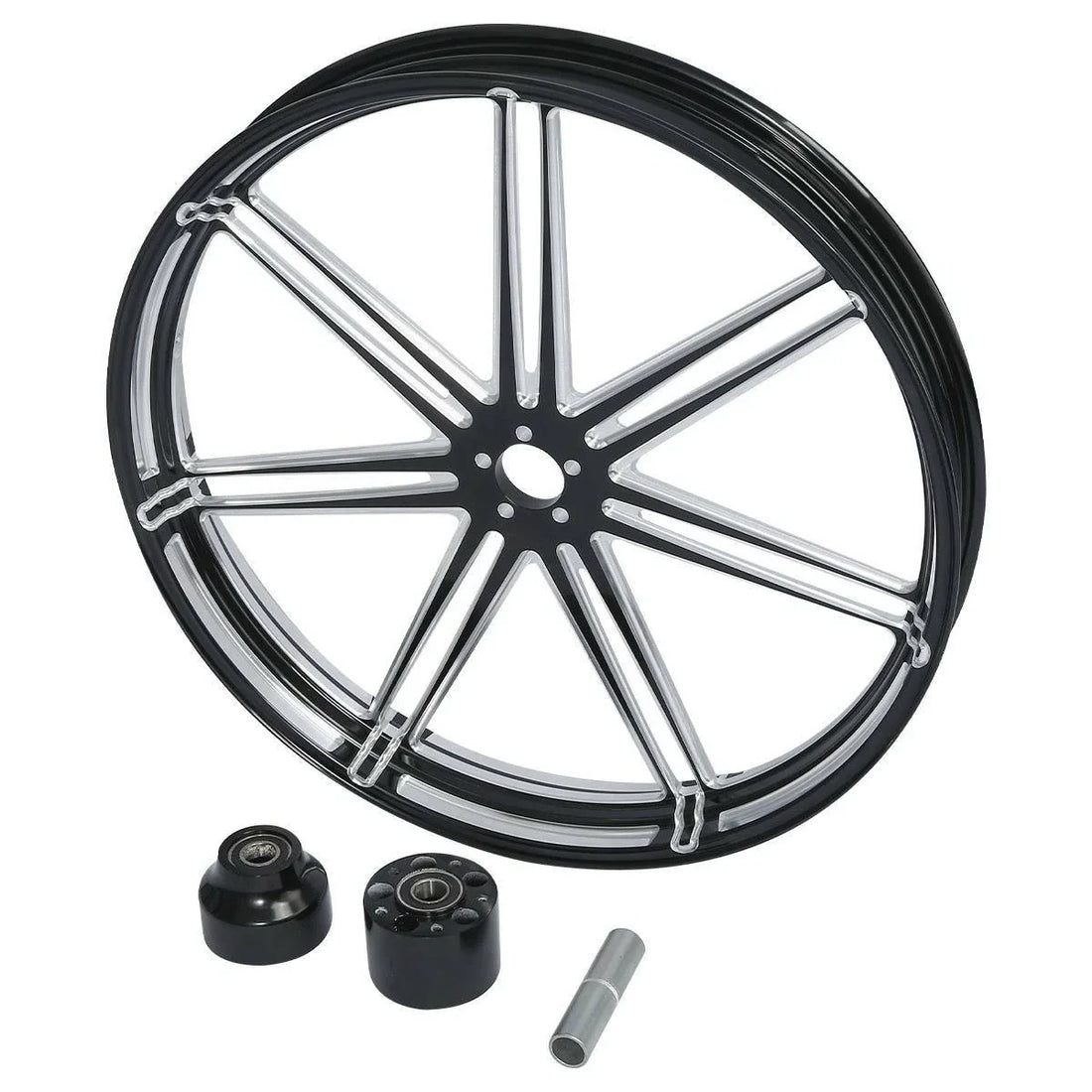 30" 3.5" Front Wheel Rim Hub Single Disc Fit For Harley Road Glide 1997-2021 CNC