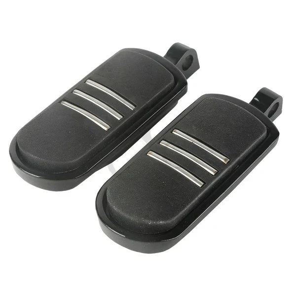 Black Pegstreamliner Footpegs Pegs Footrest Fits Harley Electra Glide Road King