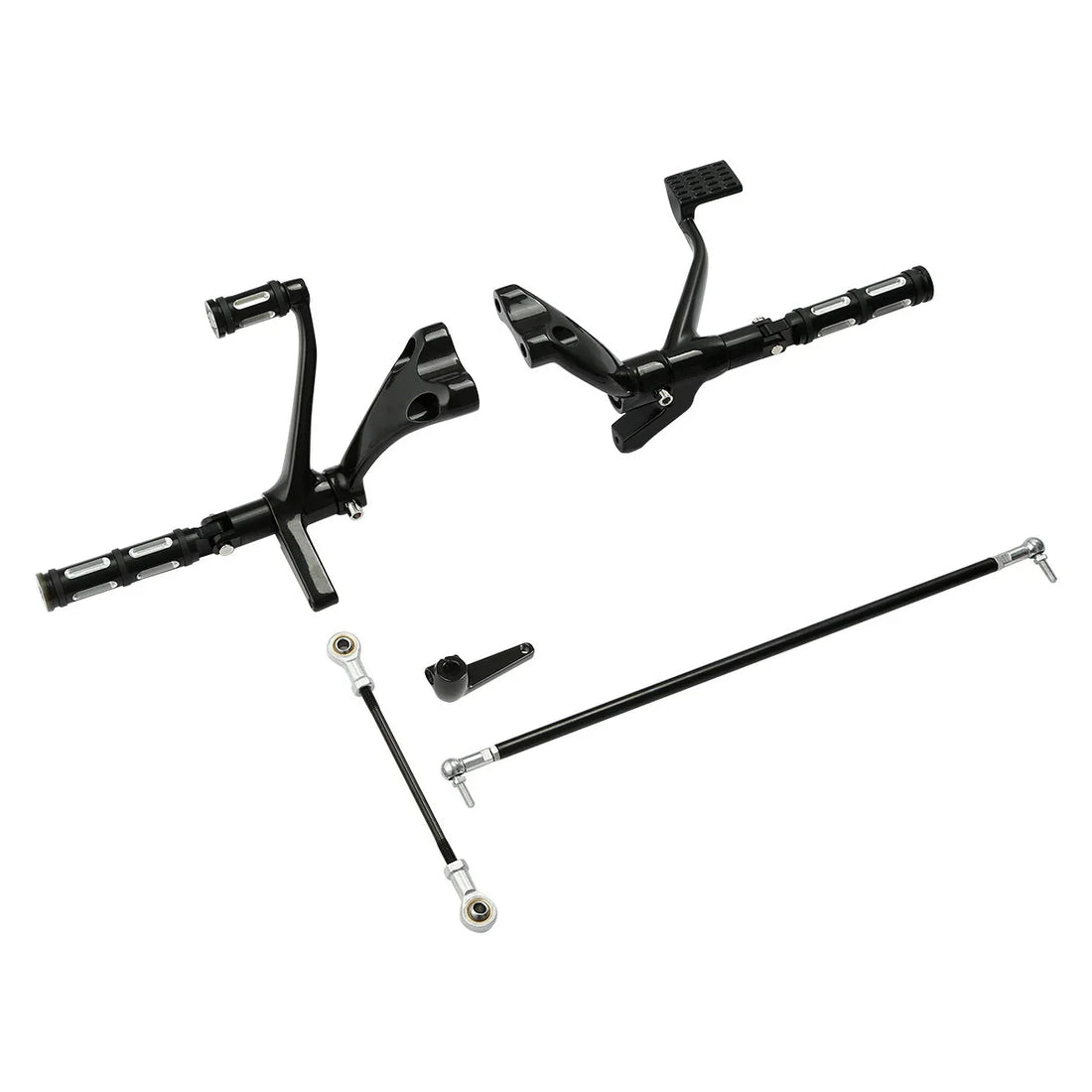 Forward Control Pegs Levers Linkage Fit For Harley Sportster883 1200 04-13 Black
