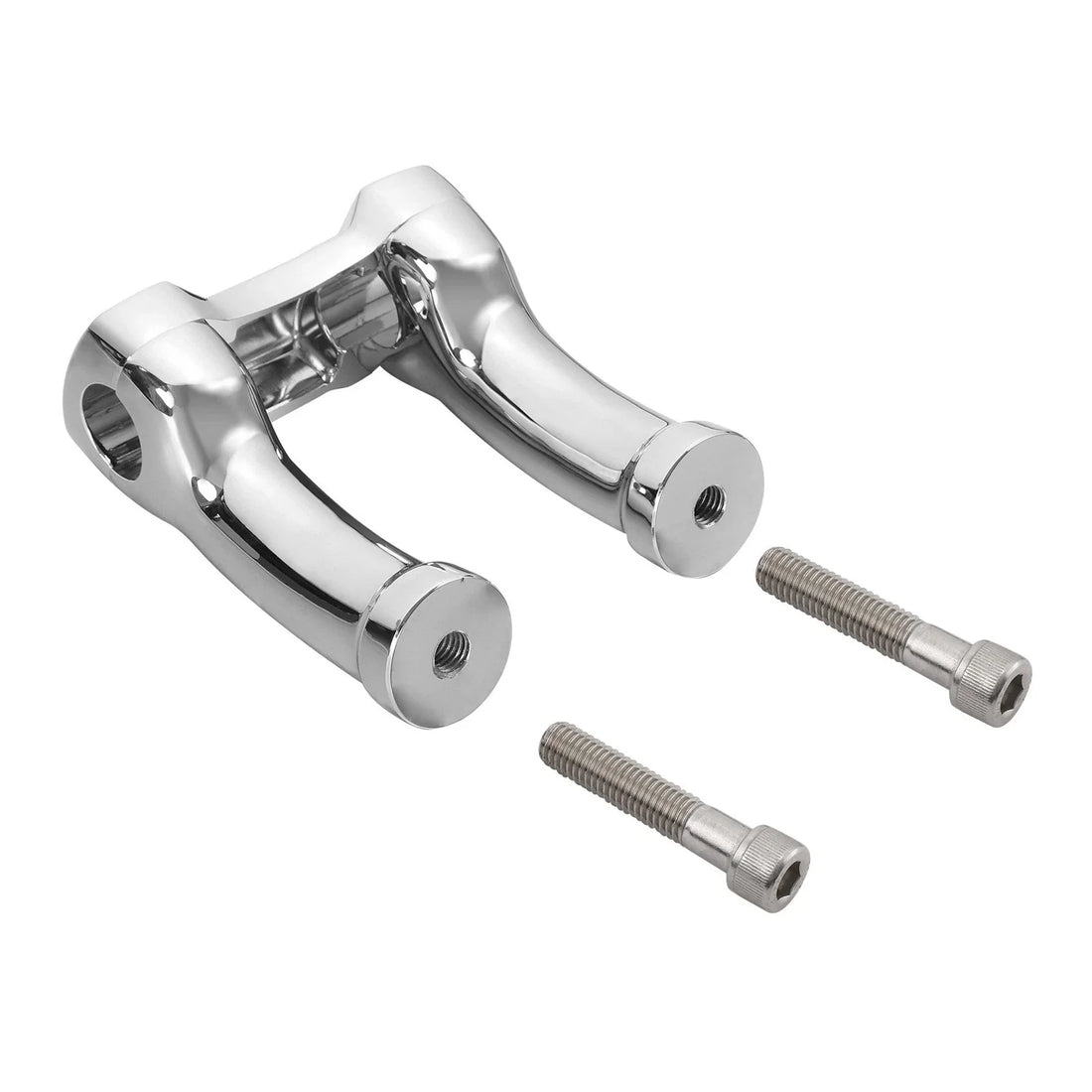 4" Handlebar Riser 1.25" Bar Fit For Harley Softail Fat Boy Dyna Low Rider Fxdl