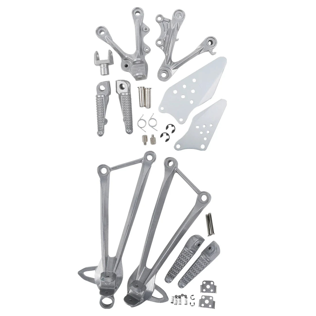 Driver Passenger Foot Pegs Bracket Fit For Kawasaki Ninja ZX6R 09-18 ZX636 13-18
