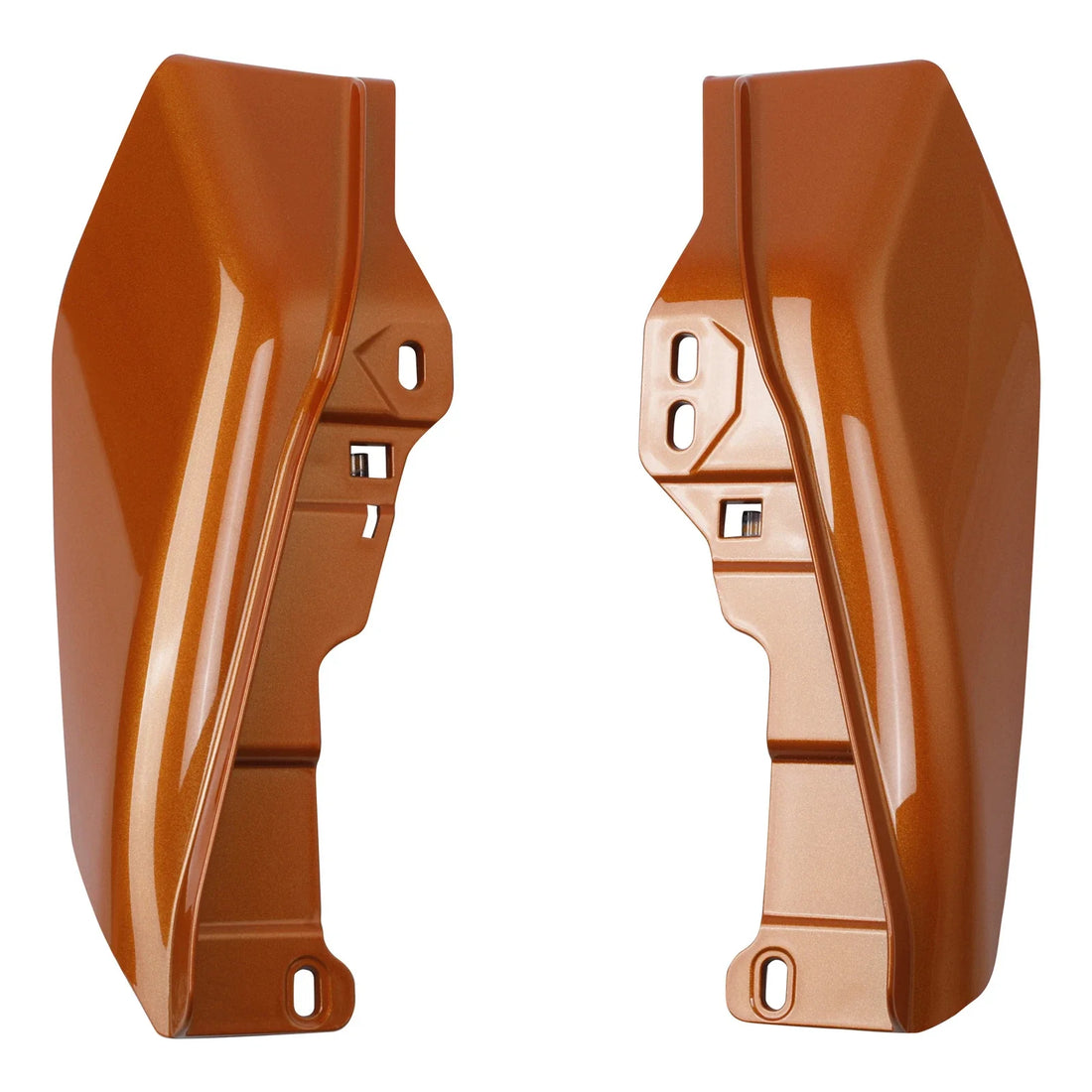 Mid-Frame Air Deflectors Fit For Harley Electra Glide 2009-2024 18 Amber Whiskey
