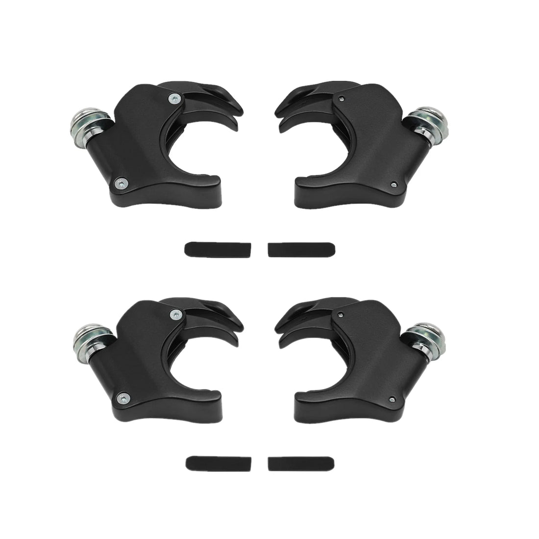 49mm 4PCS Windshield Windsreen Clamps Fit For Harley Dyna 2006-2017