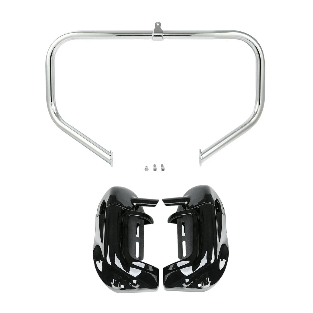 Lower Vented Fairing Speakers Crash Bar Fit For Harley Touring Road Glide 09-13
