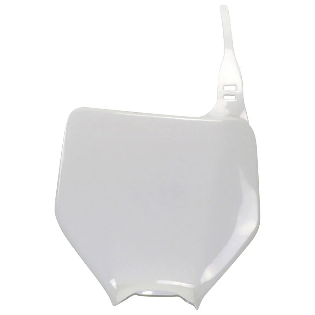 UFO Front Number Plate White For Kawasaki KX250 2003-2007