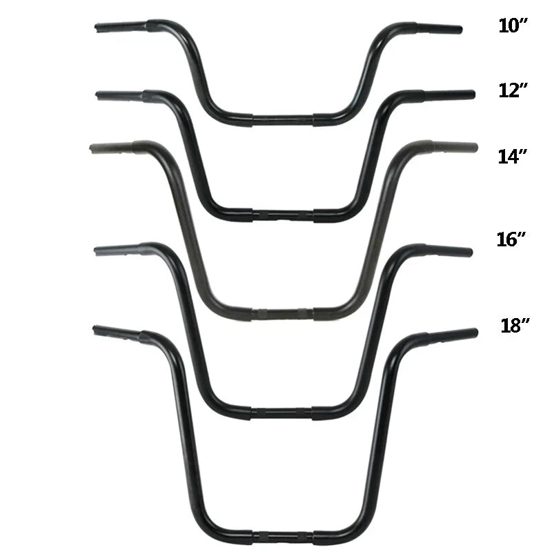 10''/12''/14''/16''/18'' Rise Ape Hanger Handlebar Bars Fit For Harley Flst Fxst