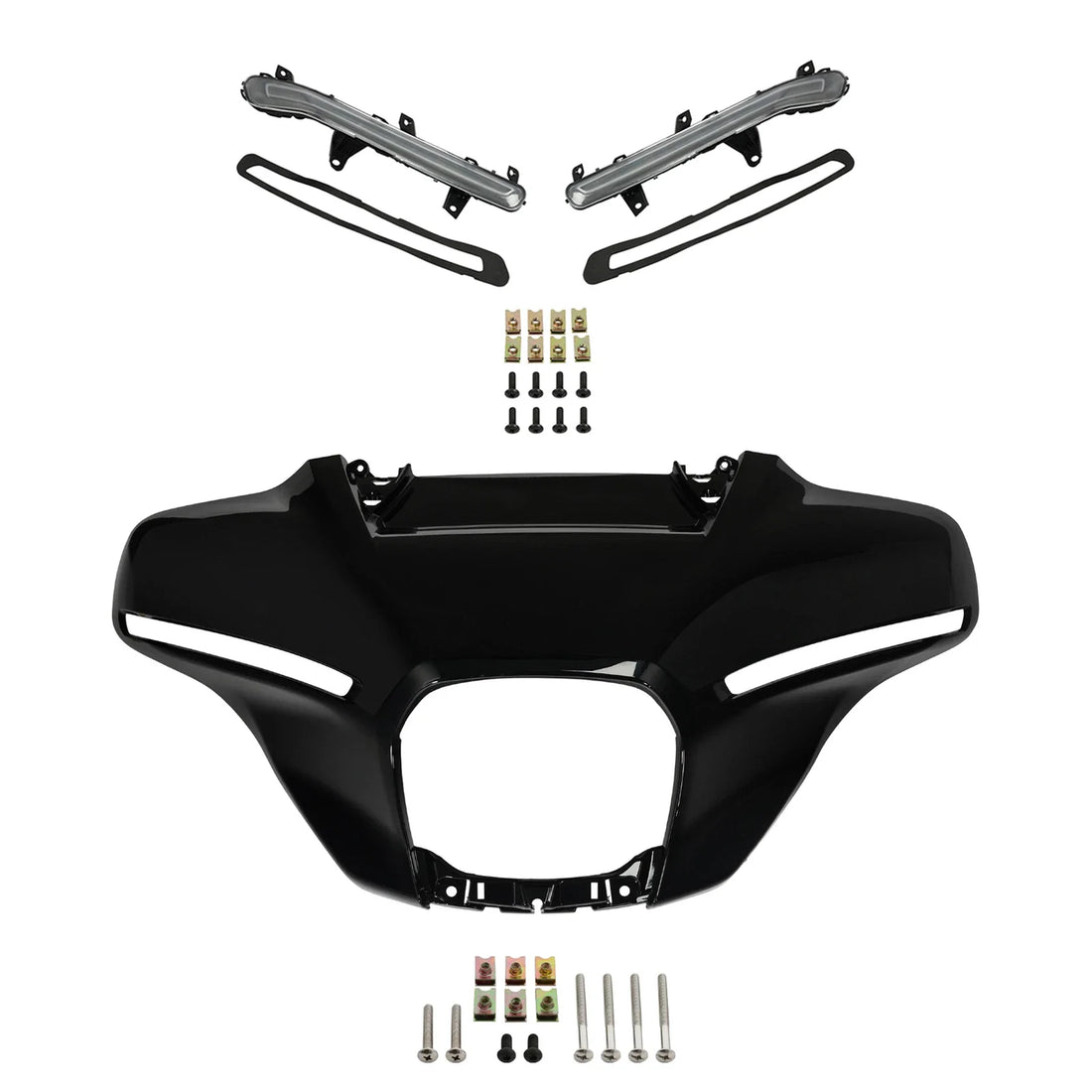 Front Outer Fairing Turn Signal Lights Fit For Harley Cvo Street Glide 23-26