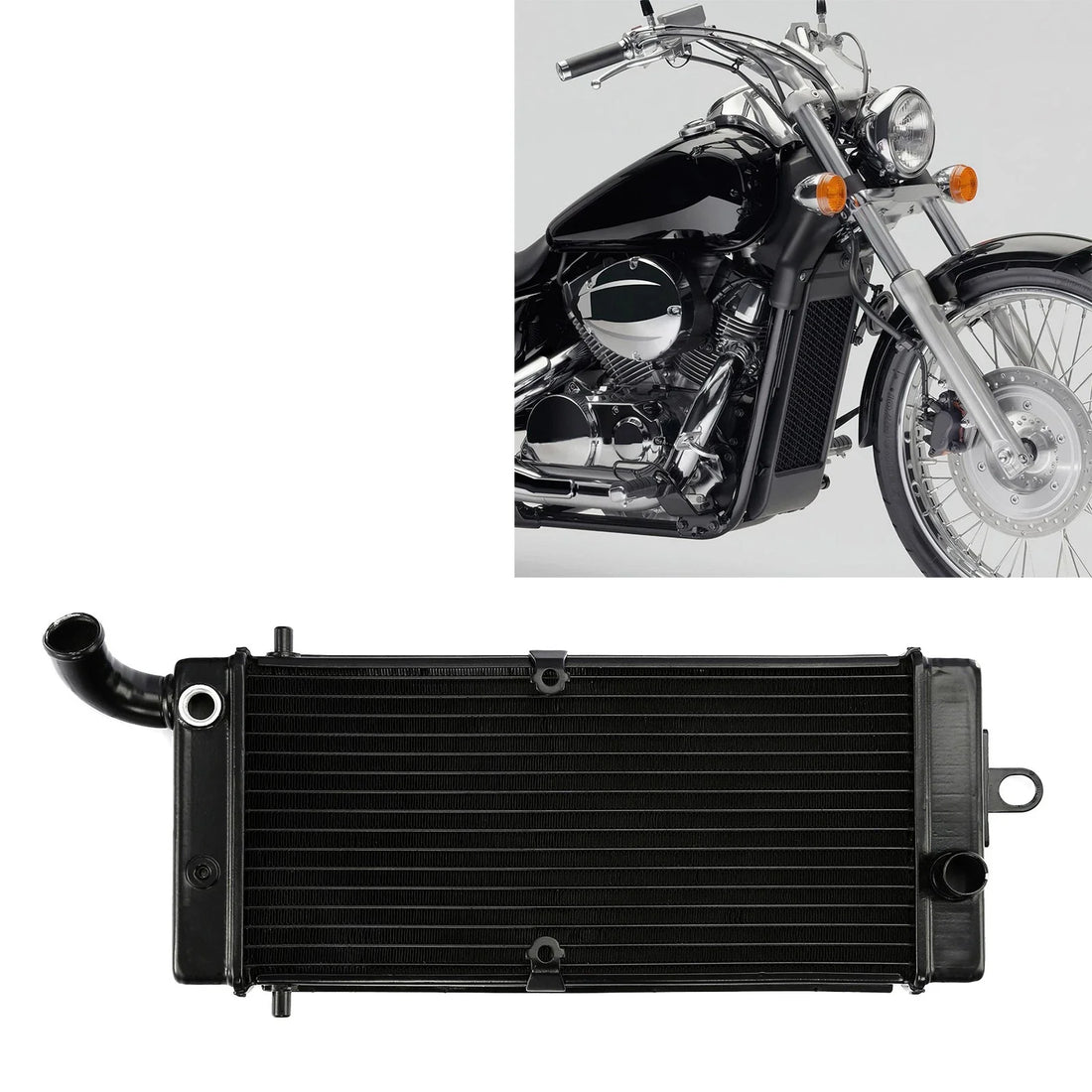 Aluminum Radiator Fit For Honda Shadow Aero 750 VT750 2004-2009