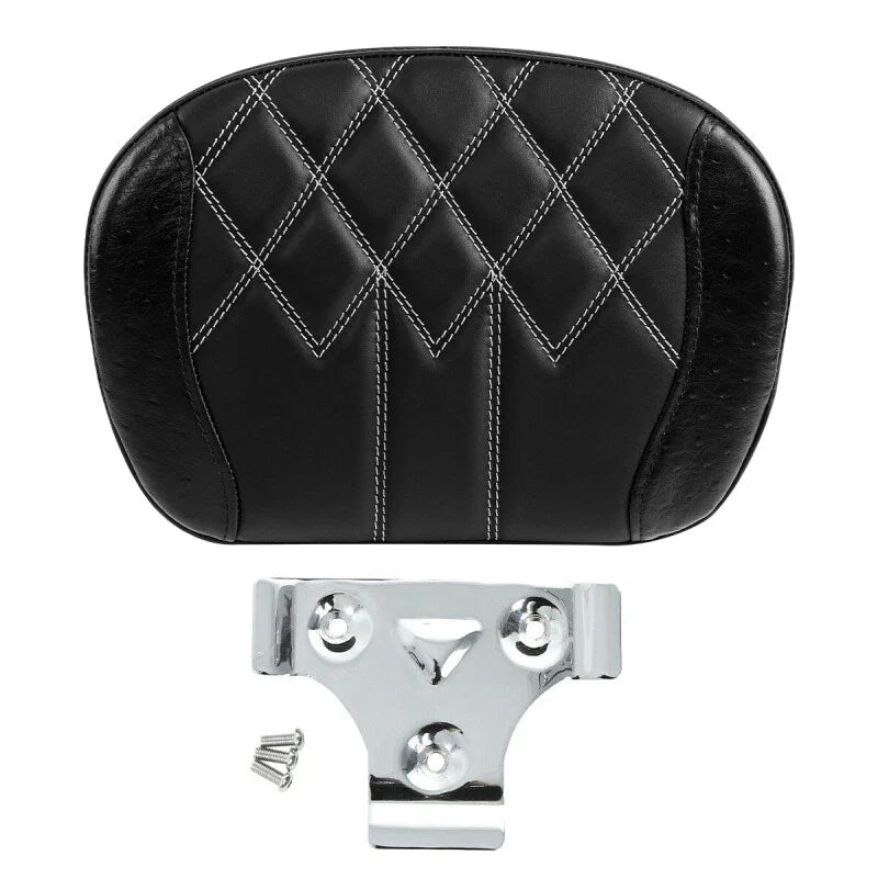 Sissy Bar Passenger Backrest Pad Fit For Harley Cvo Road King Electra Glide Flht