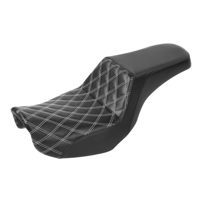 Step Up Front Stitch Seat Fit For Harley Dyna Low Rider Fxdl Wide Glide 06-17