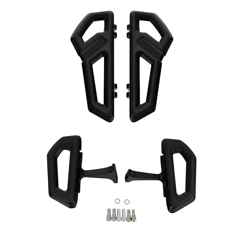 Rider Driver & Passenger Footboards Fit For Harley Touring Road Glide 1993-2025