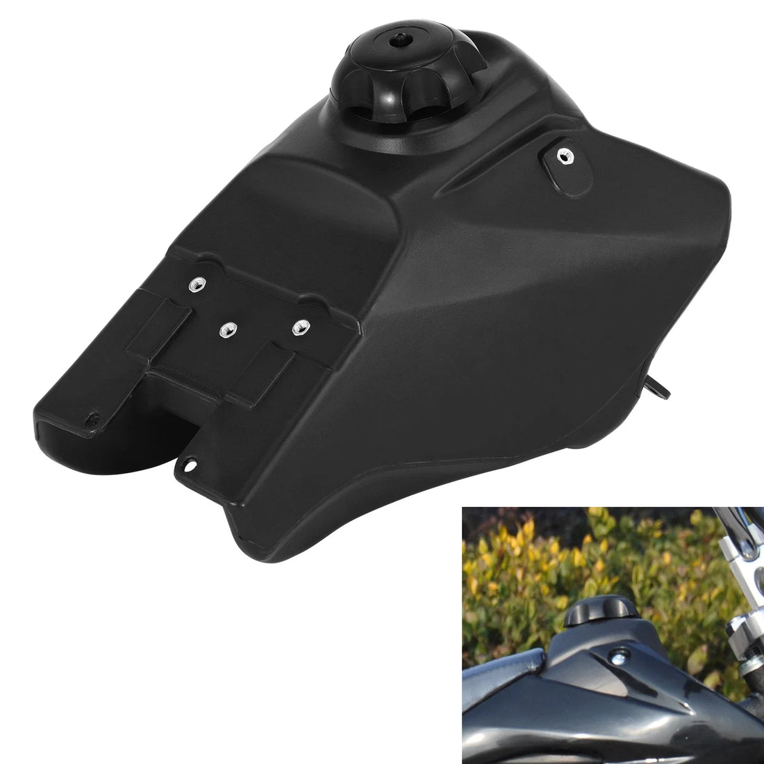 Fuel Gas Tank Fit For Yamaha TTR110 140cc 150cc 160cc Pit Dirt Bike Black