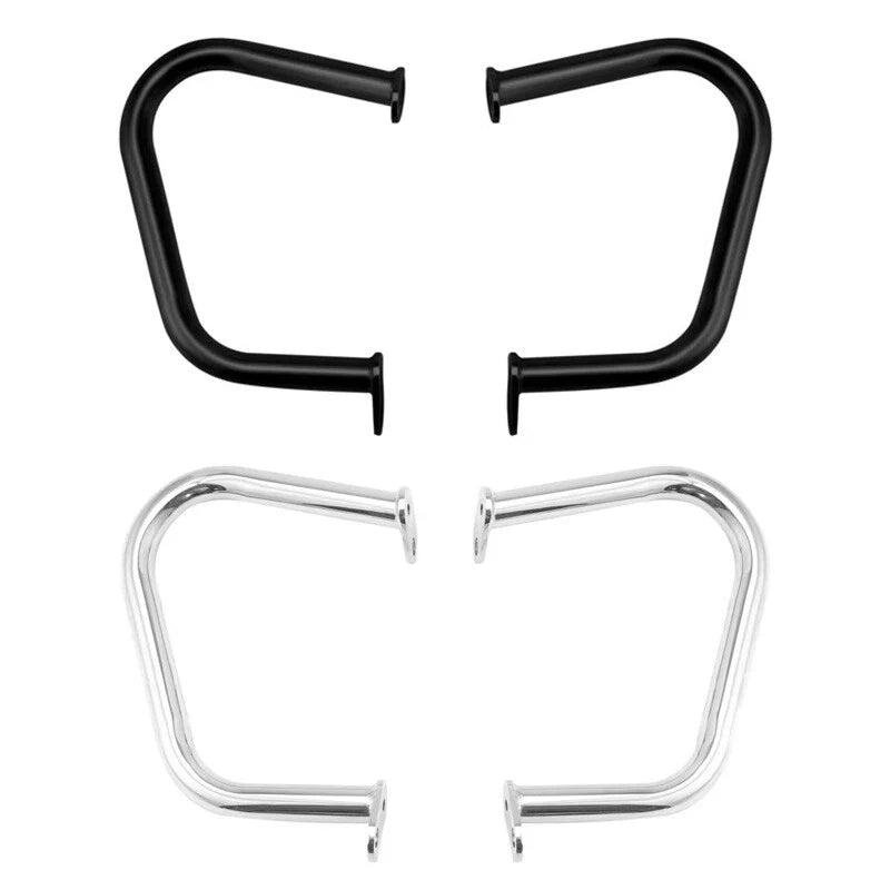 Chrome/Black Engine Guard Crash Bar Fit For Triumph Bonneville T100 T200 2016-20