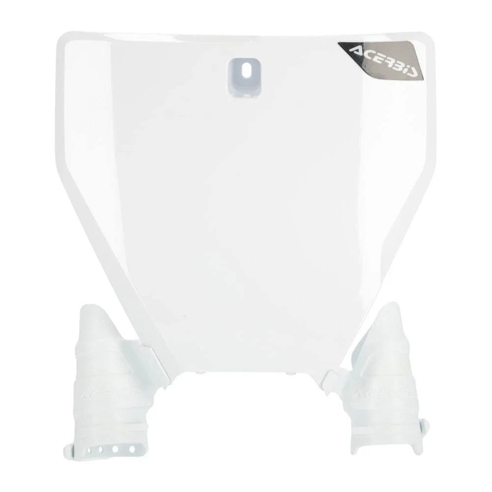 Acerbis Raptor Front Number Plate 2020 White For Husqvarna FX 450 2019-2022
