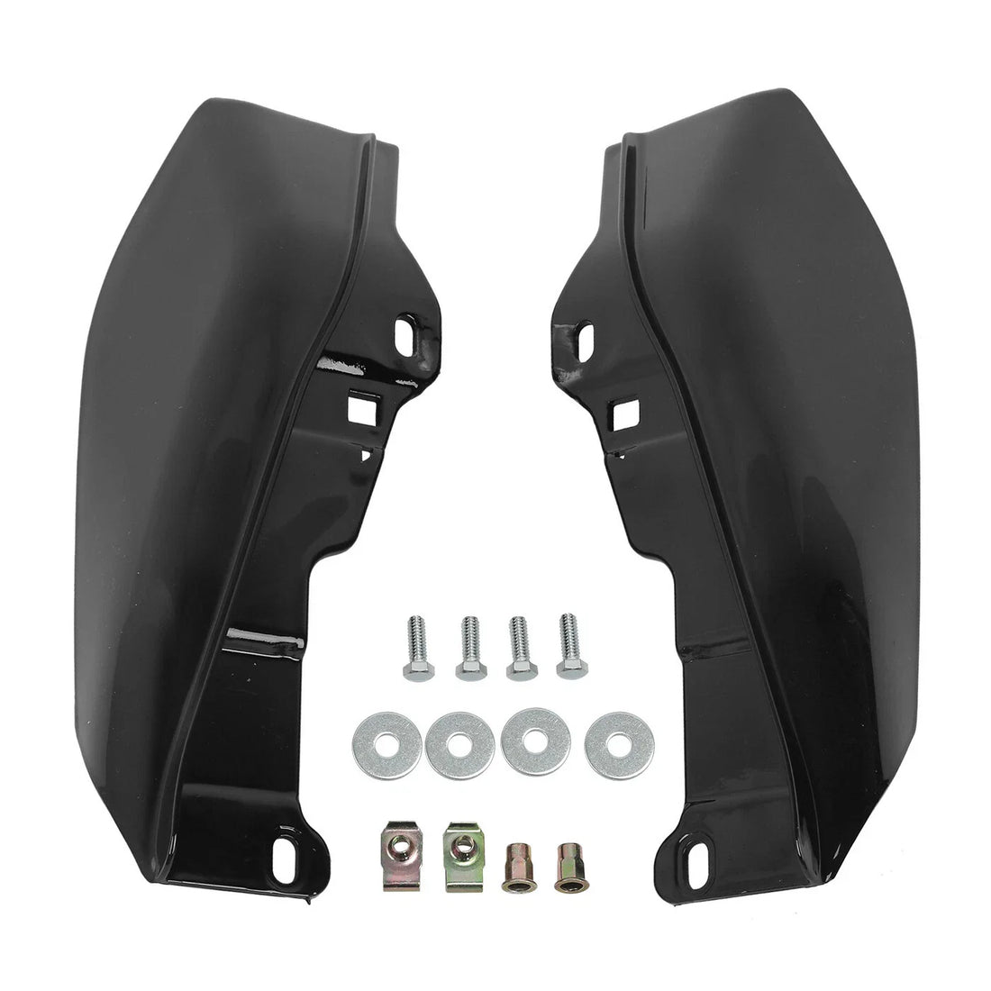 ABS Black Mid-Frame Air Deflector Fit For Harley Touring Flht Fltr Flhx 09-24 22