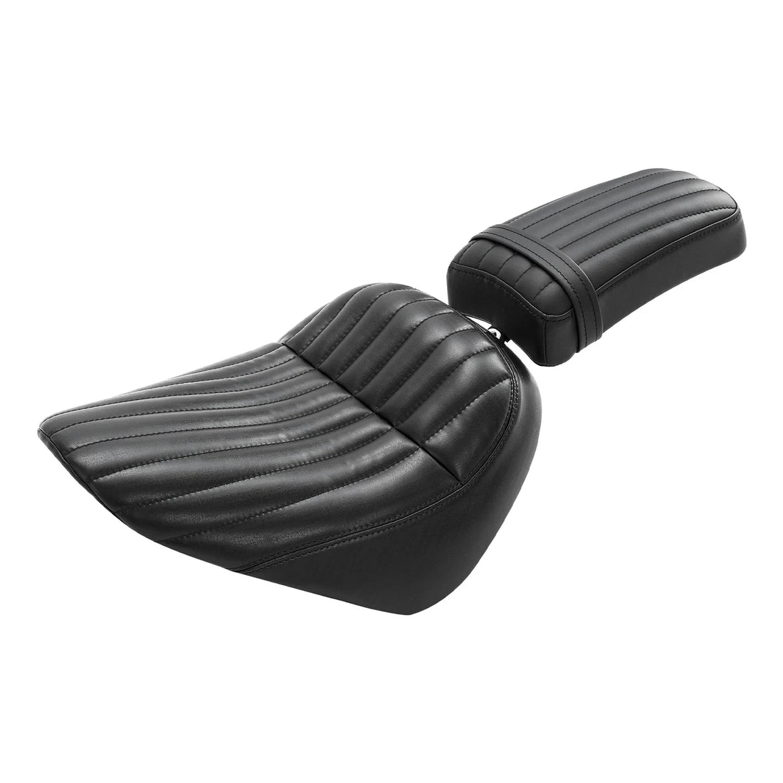 Driver & Passenger Pillion Seat Fit For Harley Softail Street Bob Standard 18-25