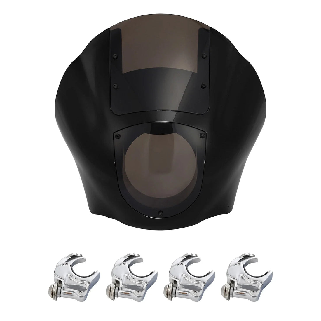 Quarter Fairing Smoked Windshield 39mm Clamps Fit For Harley Sportster XL Dyna