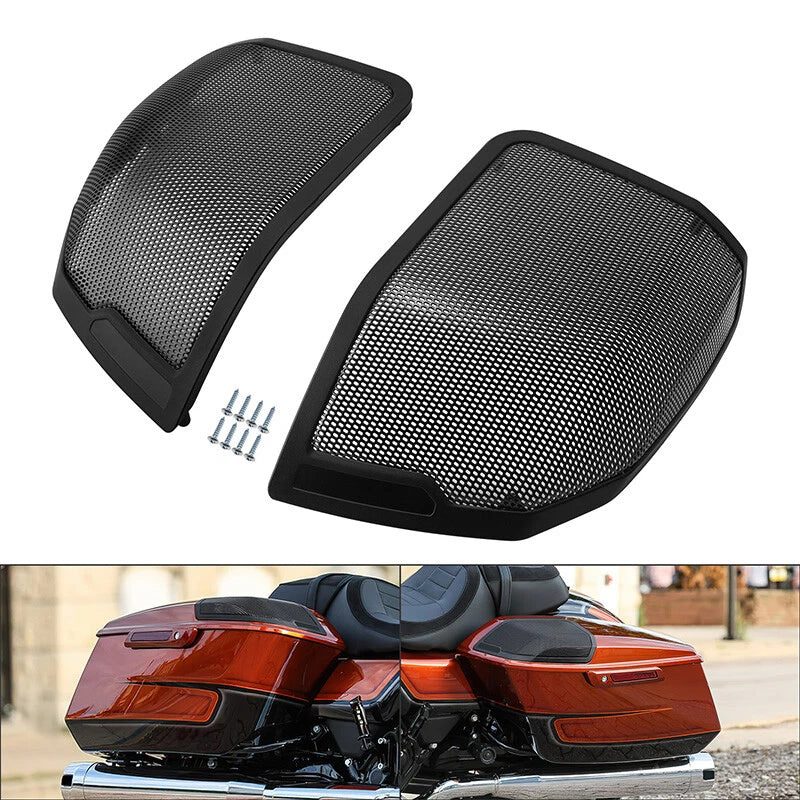 6x9" Saddlebag Lid Speaker Grill Fit For Harley Cvo Street Road Glide 2023-2026