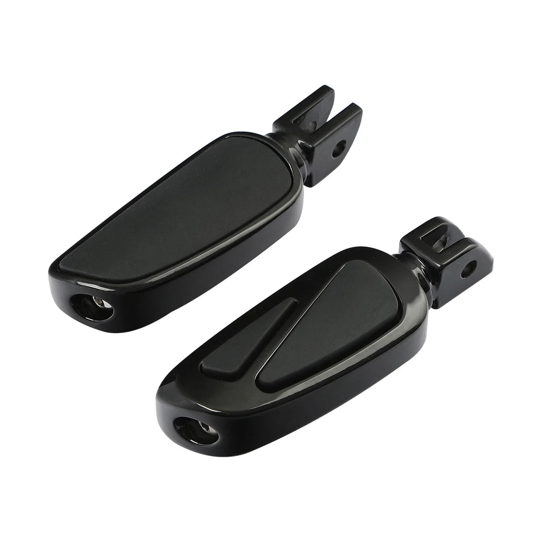 Black Front Rider Footpegs Footrest Fit For Harley Softail Standard Fxst 18-2025