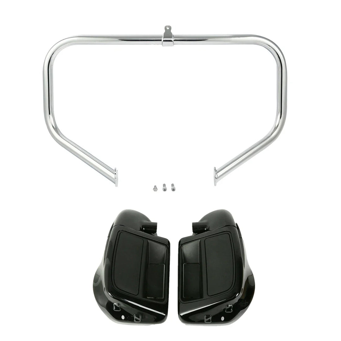 Lower Vented Fairing Speaker Pod Crash Bar Fit For Harley Touring Glide 14-23