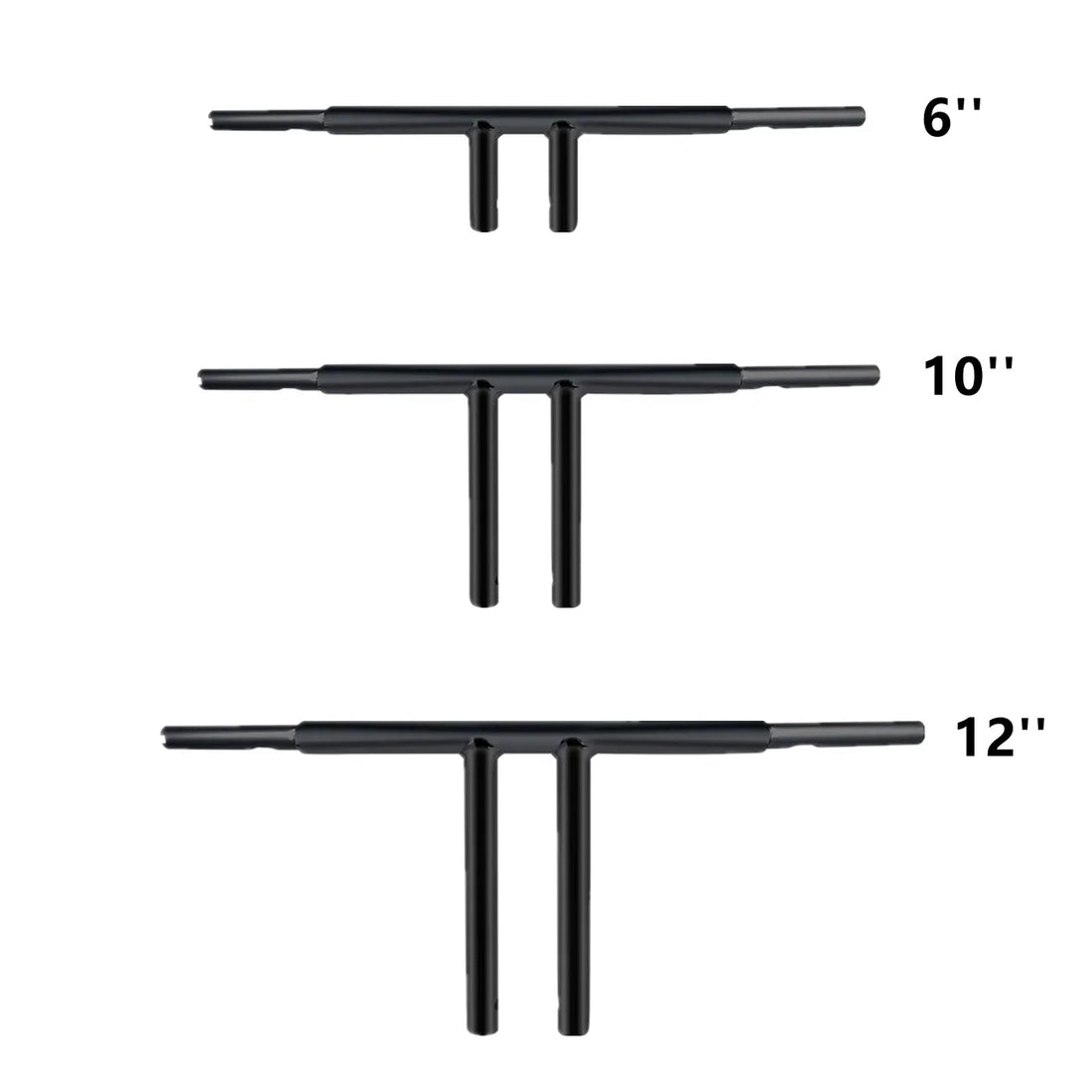 6" 10" 12" Rise T-Bars Handlebar Fit For Harley Flst Fxst Sportster