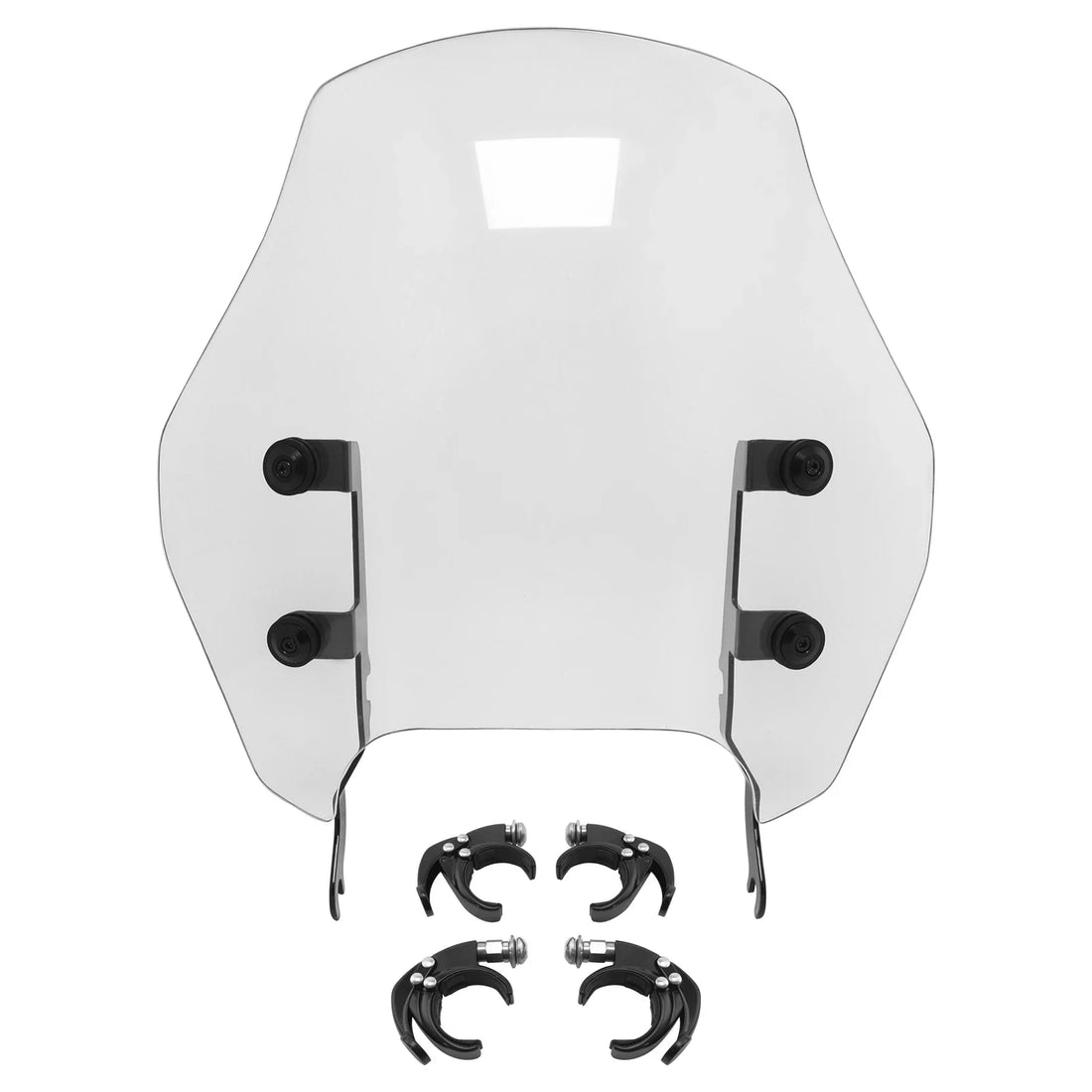 Clear Windshield & Bracket Clamps Fit For Harley Sportster S RH1250S 2021-2025