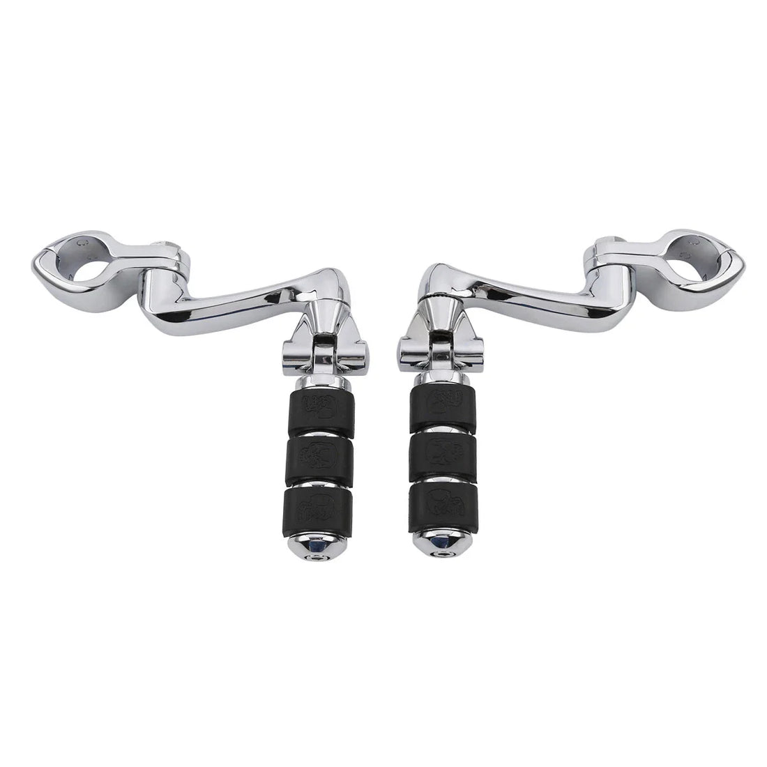 1 1/4" Highway Engine Guard Foot Pegs /Mount Fit For Harley Touring Road Glide