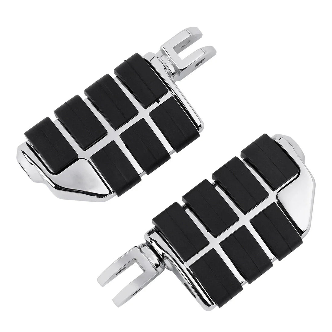 Chrome Driver Footpegs Pedal Footrest Fit For Harley Softail Low Rider 2018-2025