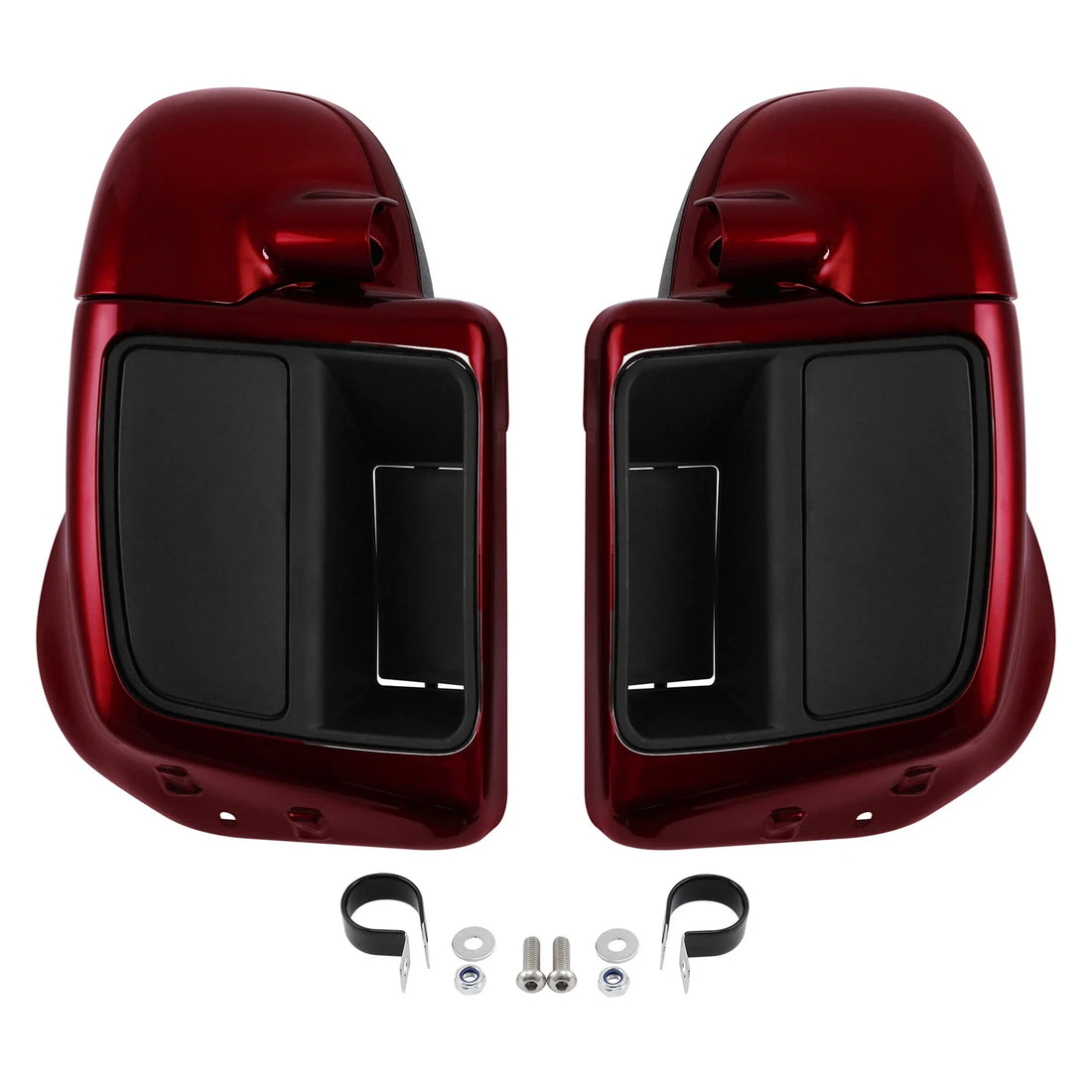 Lower Vented Fairing Fit For Harley Touring Road Glide 14-25 Velocity Red Sunglo