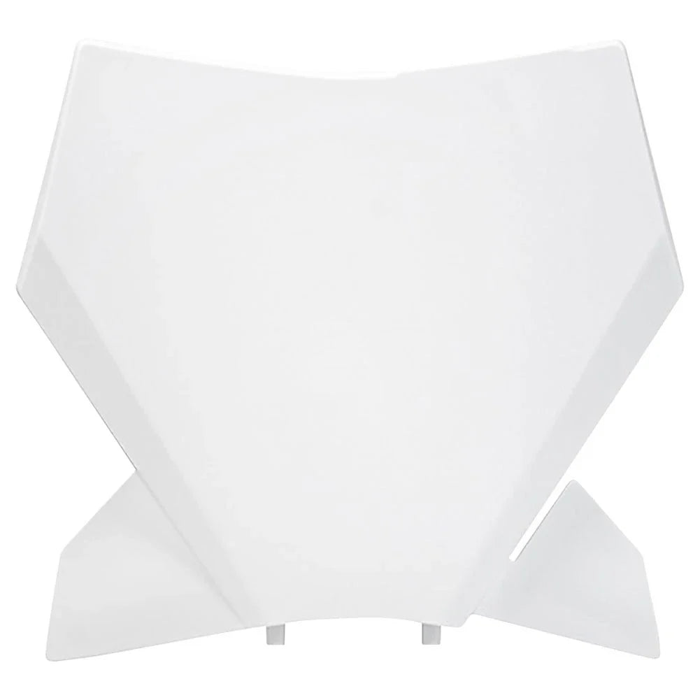 UFO Front Number Plate White For KTM 150 SX (Fuel Injected) 2025