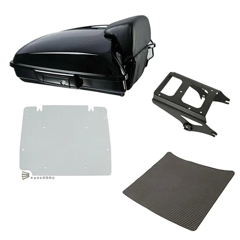Razor Trunk Backrest Mount Plate Fit For Harley Touring Road King 09-13 12