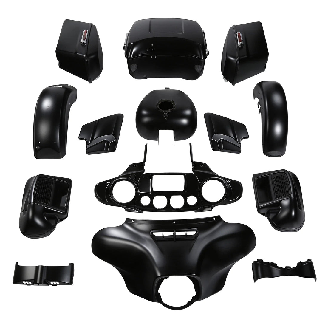 Fairings Body Kit Fit For Harley Electra Glide Ultra Limited 14-2024 Black Denim