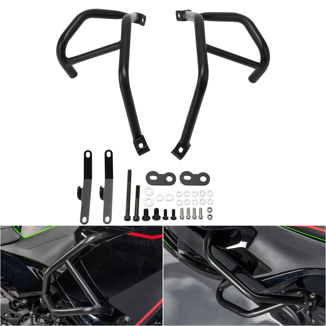 Engine Guard Crash Bar Fit For Kawasaki Ninja 400 2018-2025 500 24-25 250 18-21