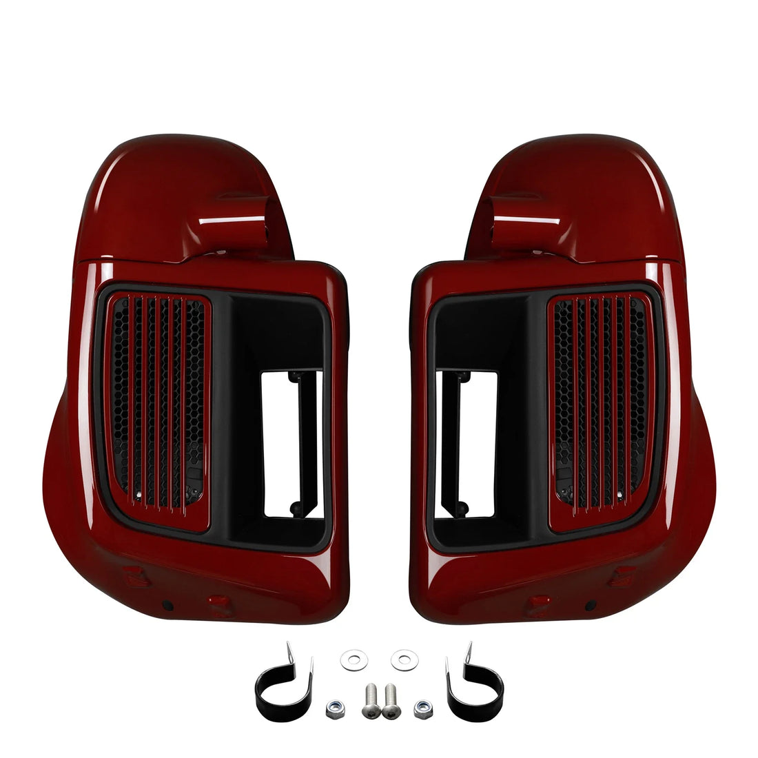 Lower Vented Fairings Fit For Harley Electra Street Glide 2014-2024 Billiard Red