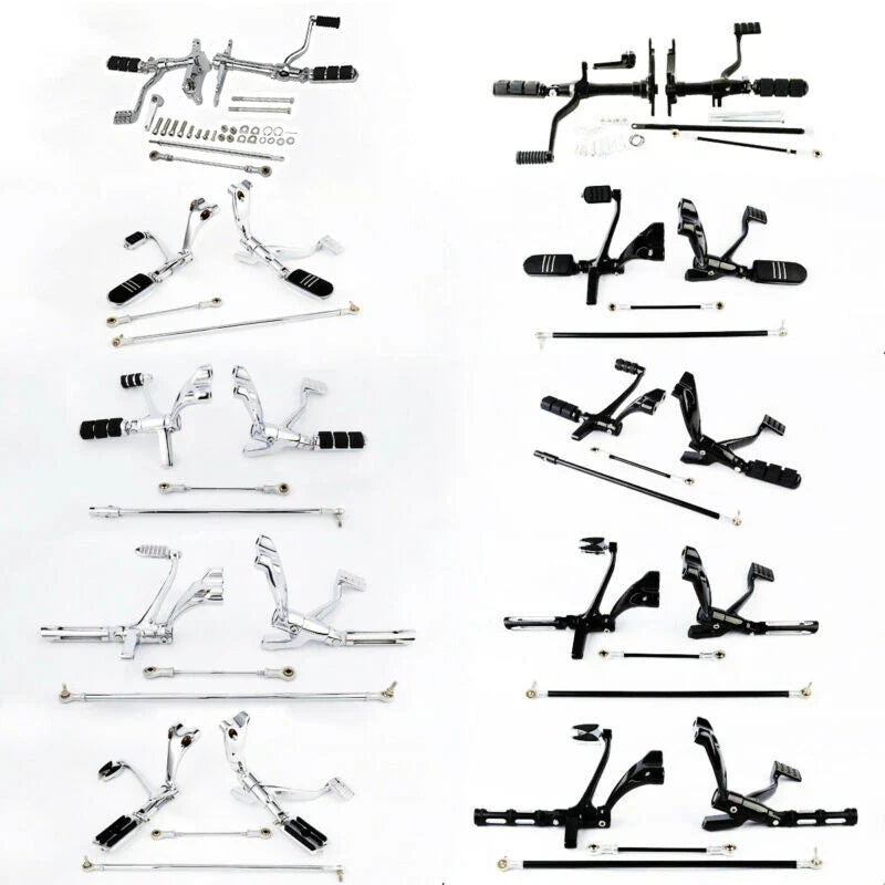 Forward Control Pegs Linkages For Harley Sportster XL 883 1200 91-03/04-13/14-22
