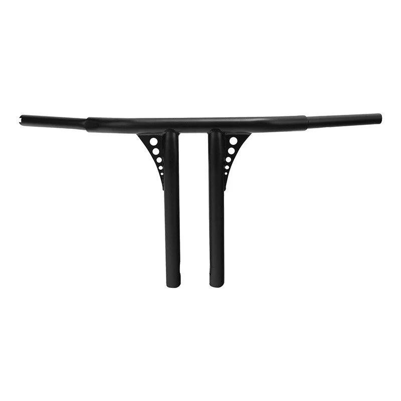 Black 16" Rise T-Bar Hanger Bar Handlebar Fit For Harley Softail Slim Road King