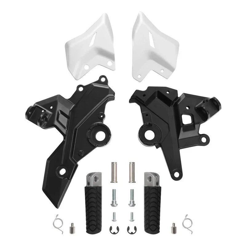 Driver Footrests Footpegs Bracket Fit For Kawasaki Ninja 650 Z650 Z650RS 2017-25