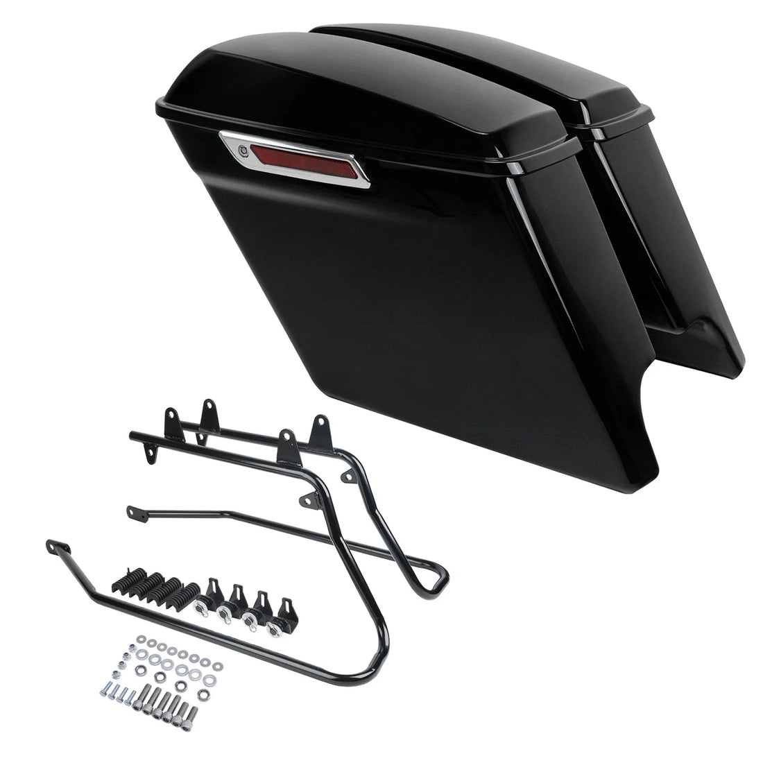 5'' Stretched Hard Saddlebags Bracket Fit For Harley Softail Heritage 86-17