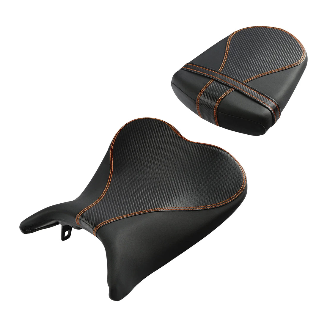 Black Driver & Passenger Seat Fit For Suzuki GSXR600 GSXR750 GSX-R 600 750 06-07