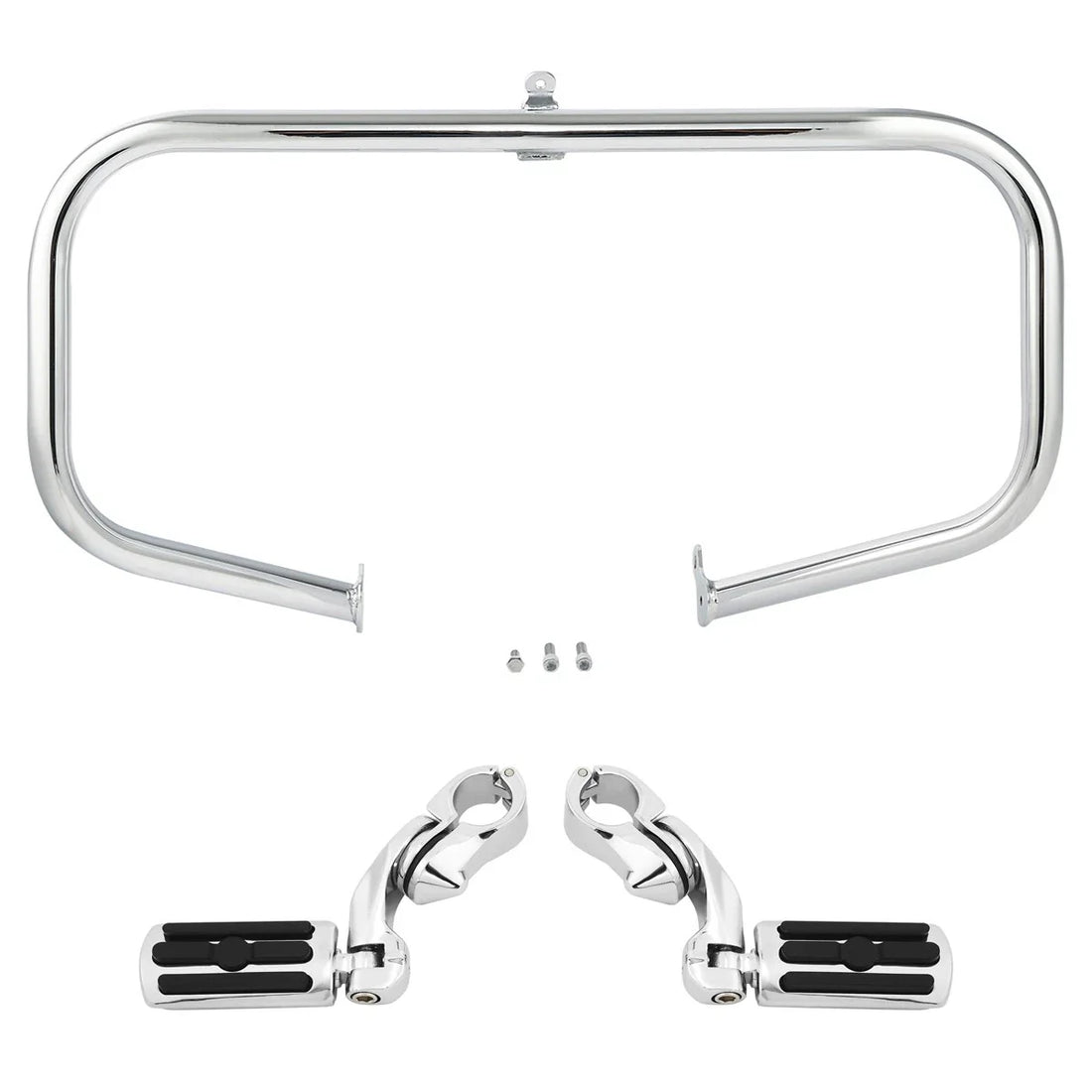 Highway Engine Guard Crash Bar Foot Pegs Fit For Harley Electra Road Glide 09-24