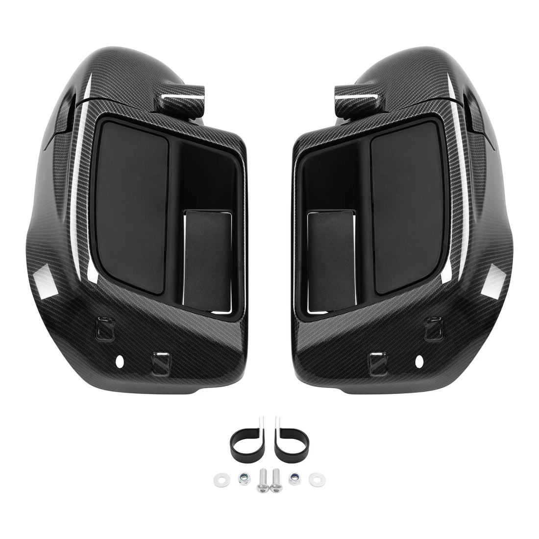 Gloss Black Lower Vented Leg Fairings Fit For Harley Road King 2014-2024
