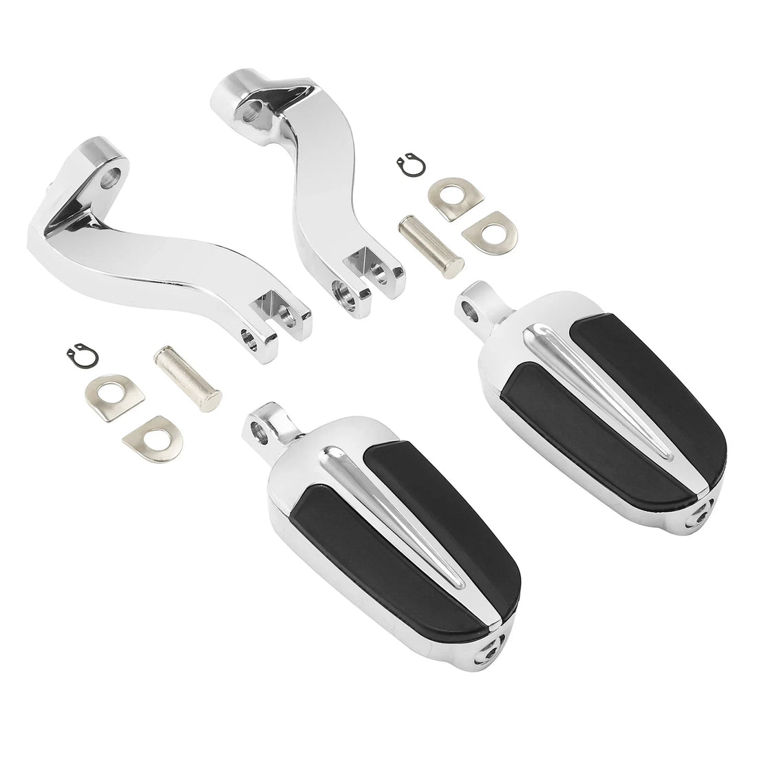 Fit For Harley Touring Road King 93-25 Rear Left Right Passenger Foot peg Set
