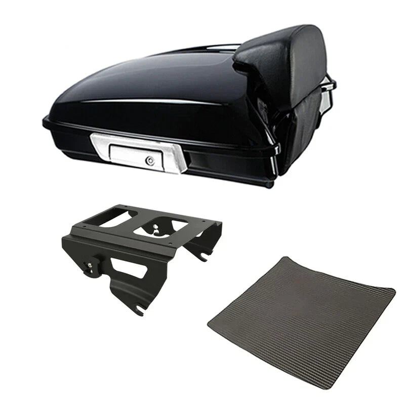 Razor Trunk Pad Solo Mount Rack Fit For Harley Touring Road Glide 09-2013