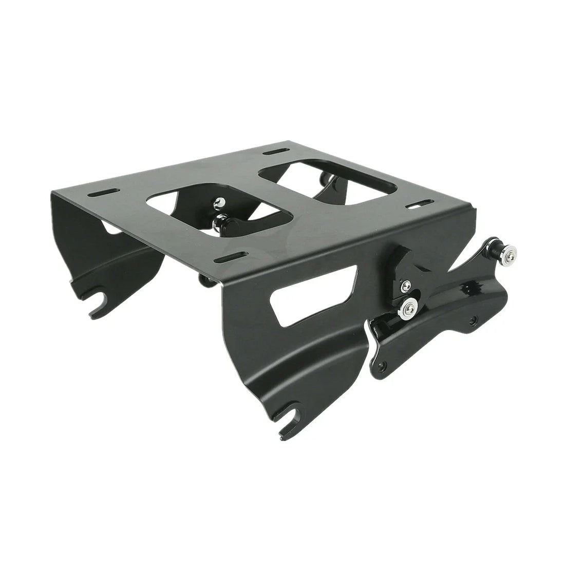 Black Solo Mounting Rack Docking Hardware Kit Fit For Harley Touring 2014-2026